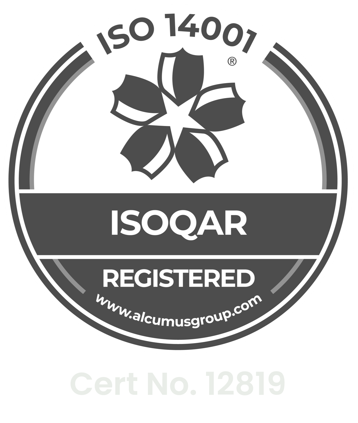 ISO 14001 Cert No. 12819