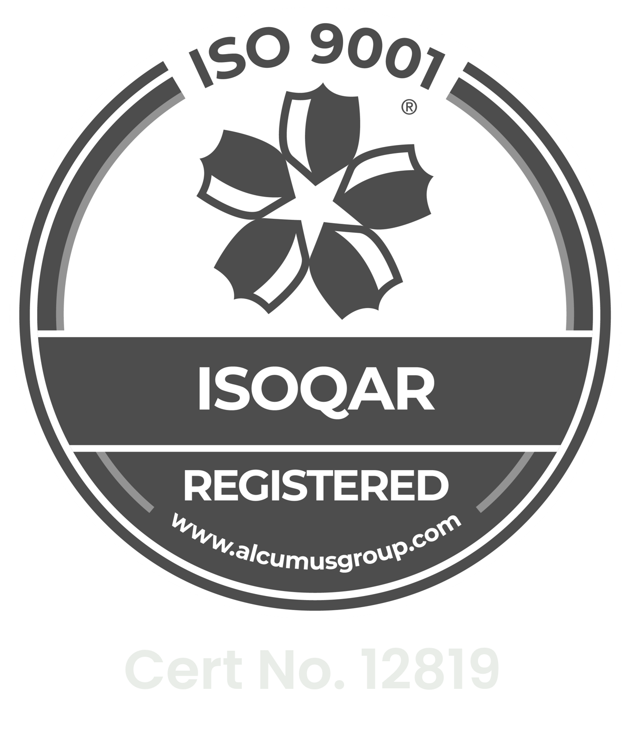 ISO 9001 Cert No. 12819